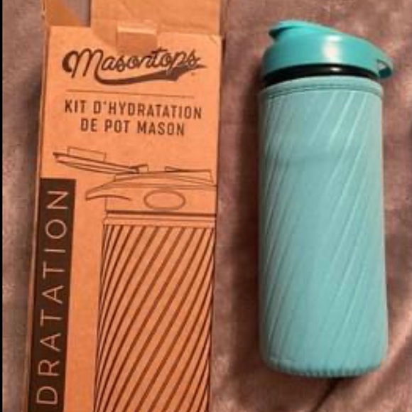 Masontops Bottle w/lid and sleeve Hydration Kit - Picture 3 of 10